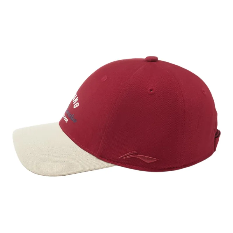 LiNing Cotton, Polyester Baseball Caps Kids' Red-1
