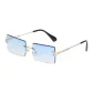 Gold Frame with Gradient Blue Lens (TY0044-2)