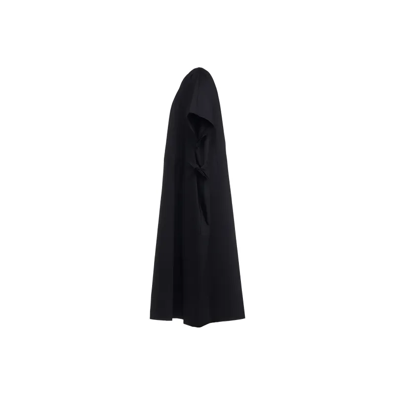 Yohji Yamamoto Short Sleeved Dresses Women's Black-2