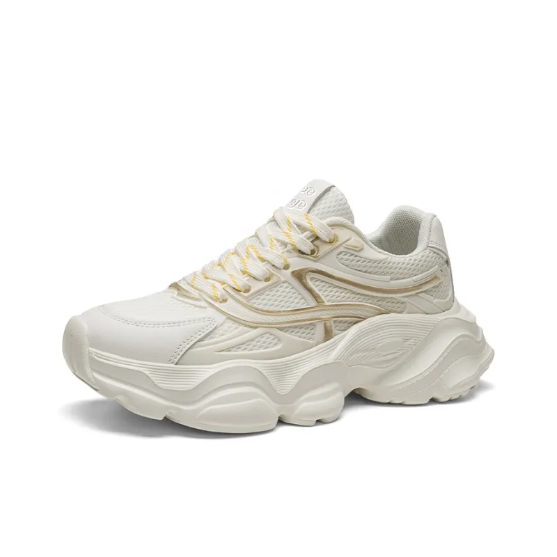 SUPEREDGE Lightweight, Breathable, And Abrasion Resistant Low Top Chunky Sneakers Men's-5