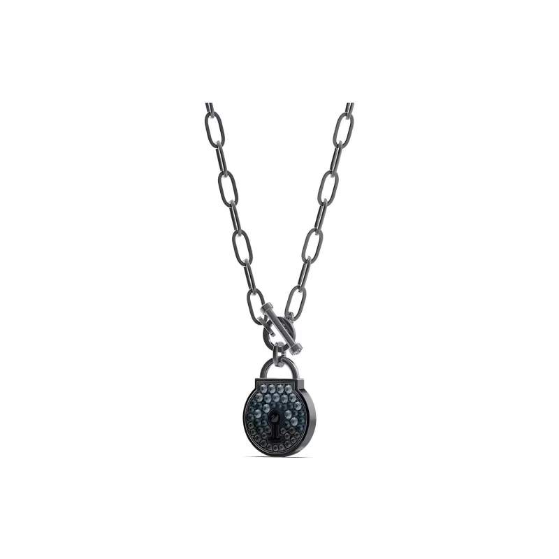 Swarovski Togetherness Necklaces Men's Black-1