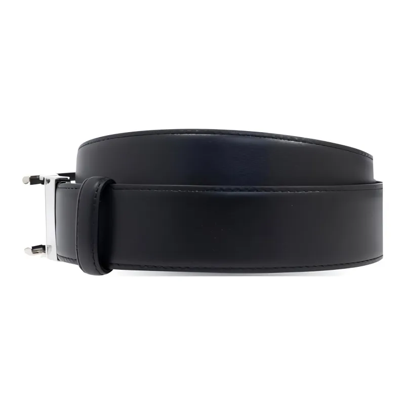 Brioni Leather Logo Plaque Belt-1