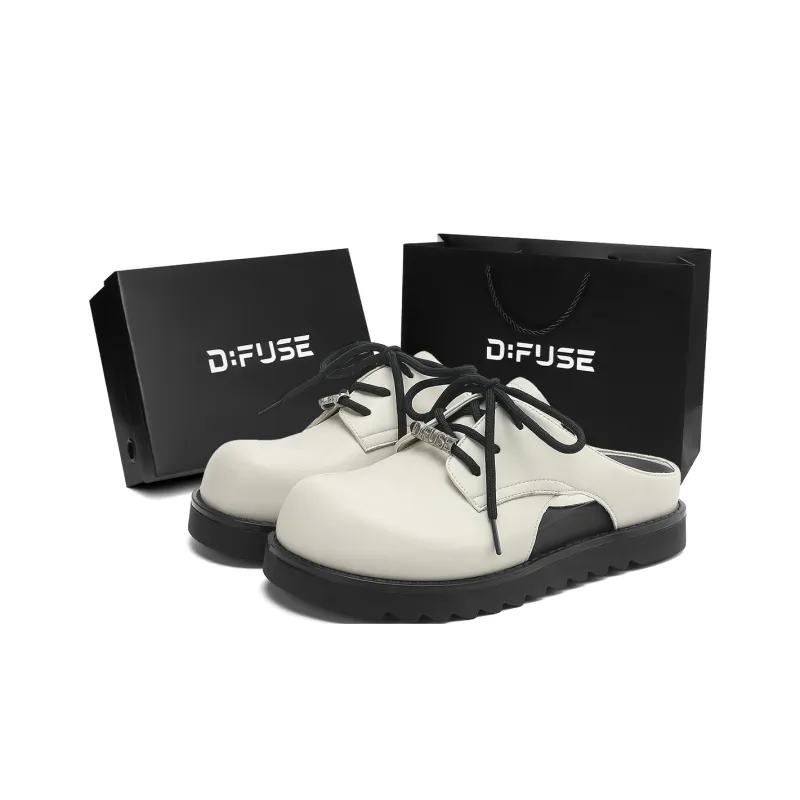 D FUSE SCANDINAVIA Stitching Quiet Abrasion Resistant Wrap toe Slippers Women's-8