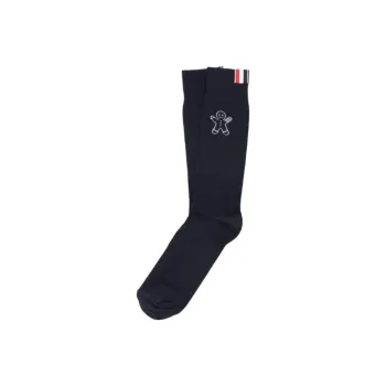 THOM BROWNE· Mid Calf Socks Men's 1 Pack Black