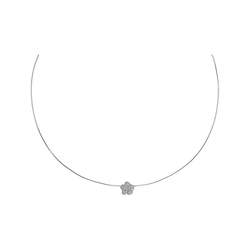 TORY BURCH Brass Necklaces Unisex Silver-0