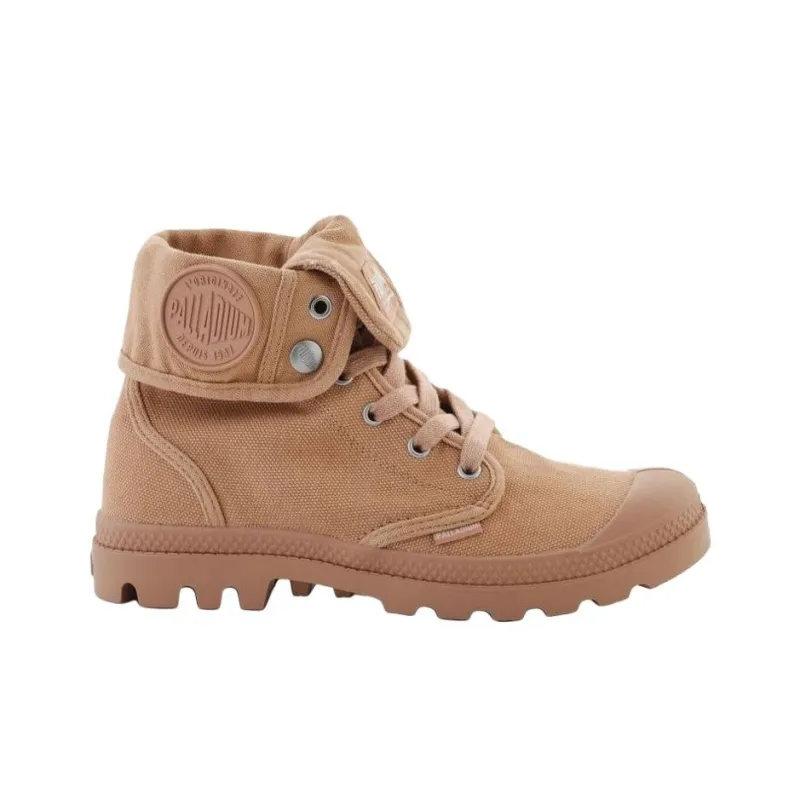 Palladium BAGGY Anti Slip Wear Resistant High Top Casual Shoes Women's Beige-1