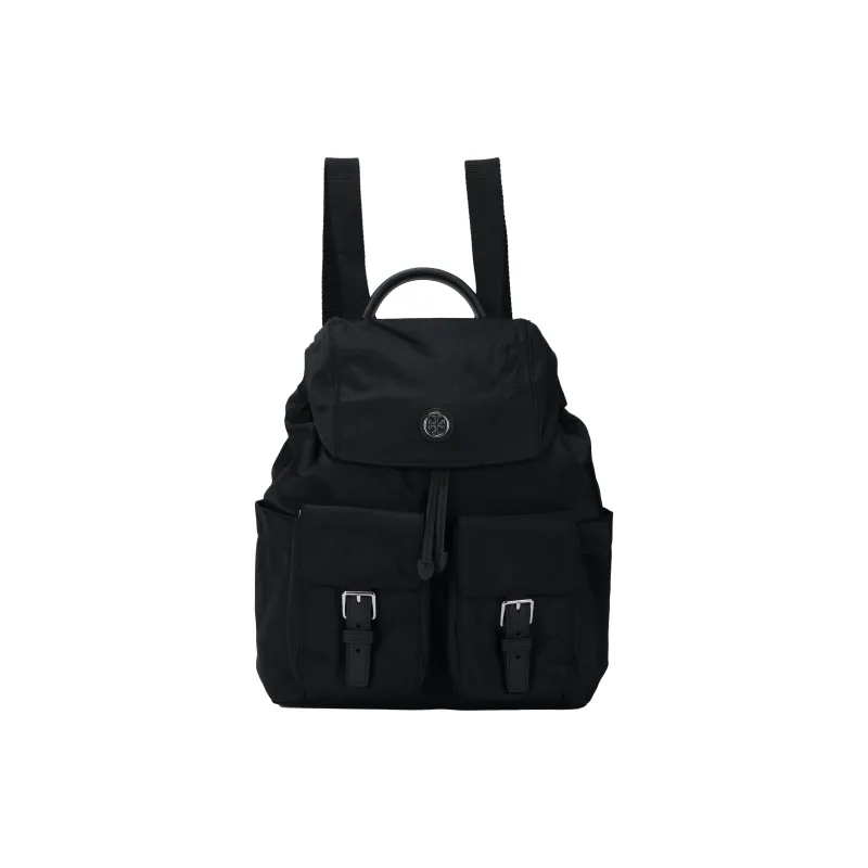 TORY BURCH Virginia Flap Backpack Black-0