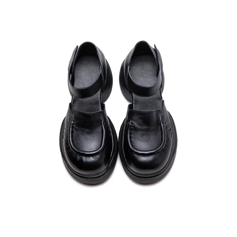 PLO CART Chunky Heel High Heels Women's-4