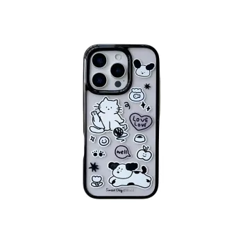 MAYGI TPU Material Cartoon Compatible With Apple IPhone 16/Pro/Pro Max/15/14/13