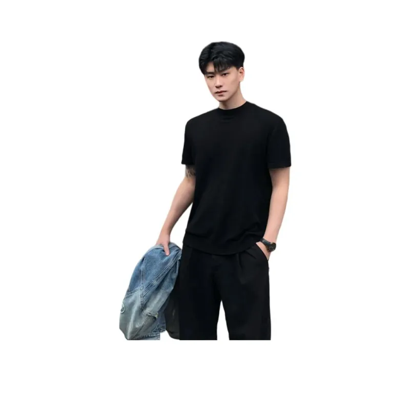 TESTUNG Minimalist Style Basic T Shirt Unisex-0