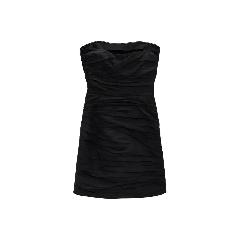 ZARA Sleeveless Dress Women's Black-1
