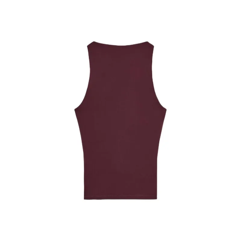 ZARA Tank Tops Women's Burgundy-1