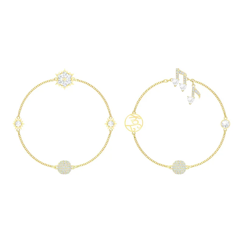 Swarovski Remix Collection Gold Plated Bracelets Women's-2