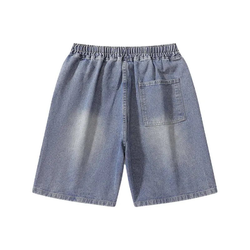 SIFLYTO Denim Shorts Unisex Blue-1
