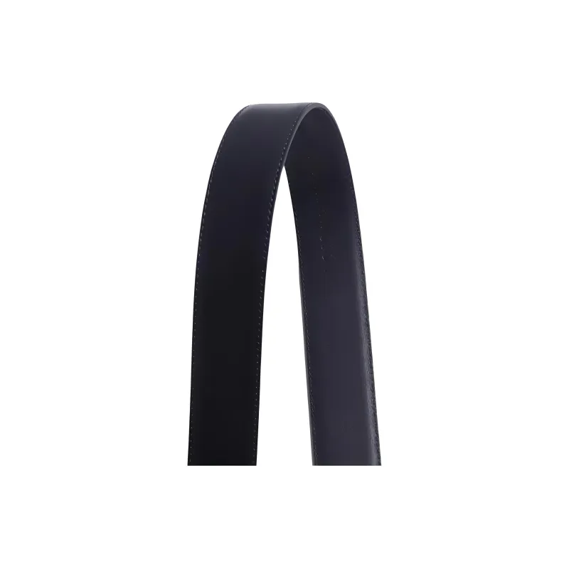 HUGO BOSS Leather Belts Men's Marine Blue Width 3.5cm-3