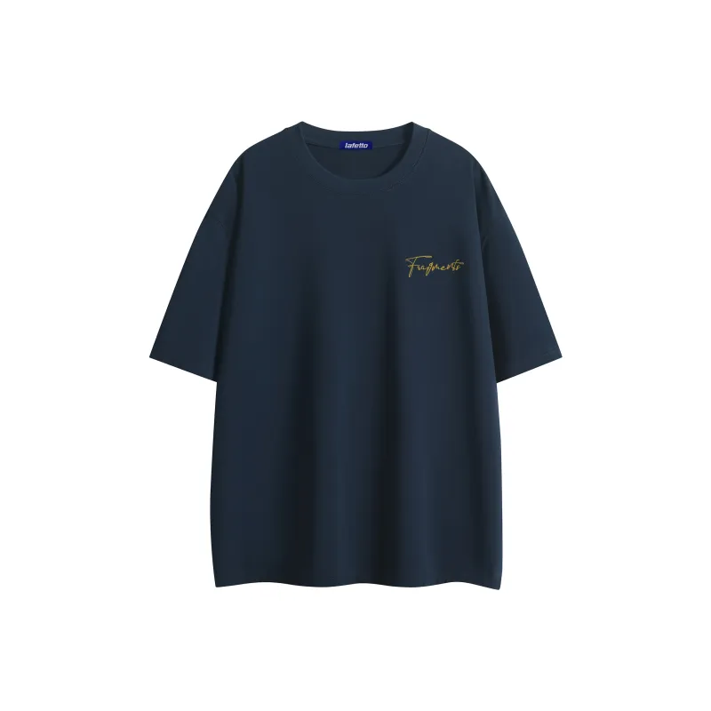 Lafetto T Shirt Unisex Navy Blue-1