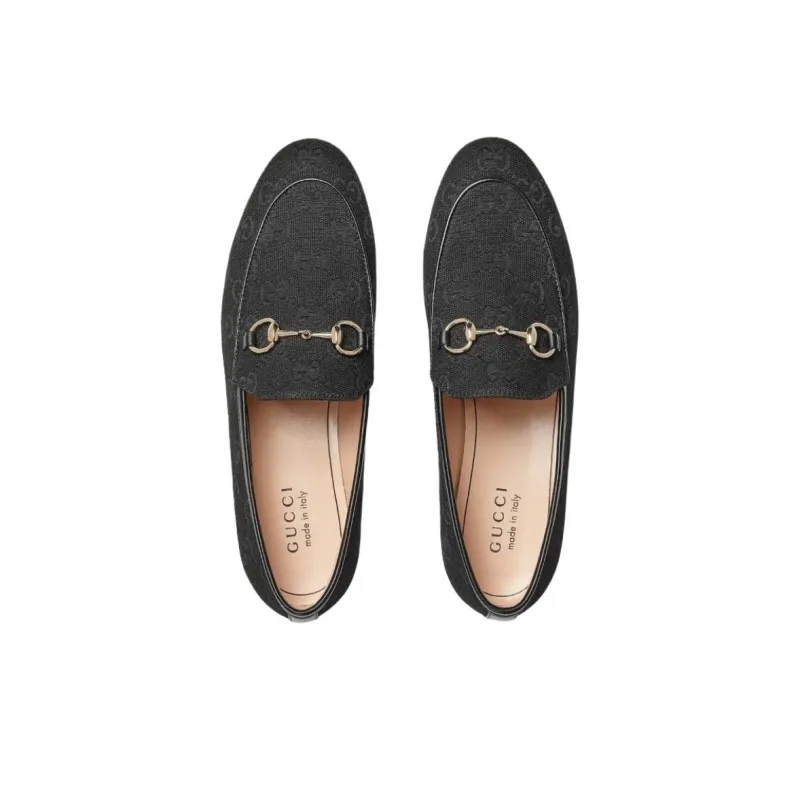 GUCCI Jordaan Casual Single Shoes Women's Black-3