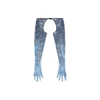 DIESEL Polyamide Gloves Women's Blue