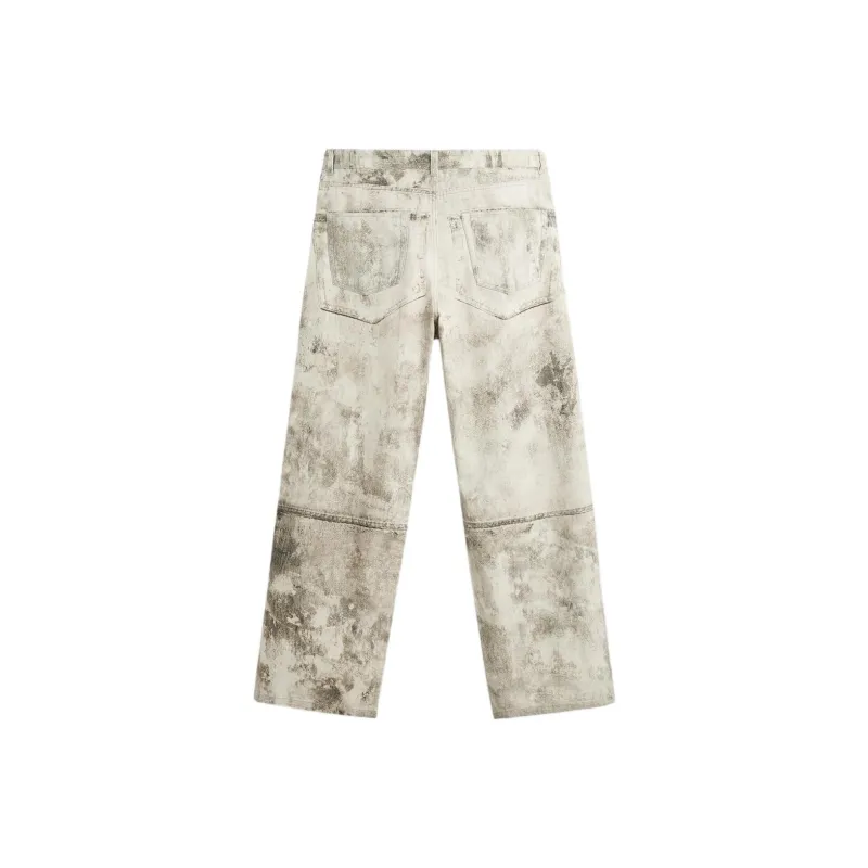 ZARA Casual Pants Men Khaki-1