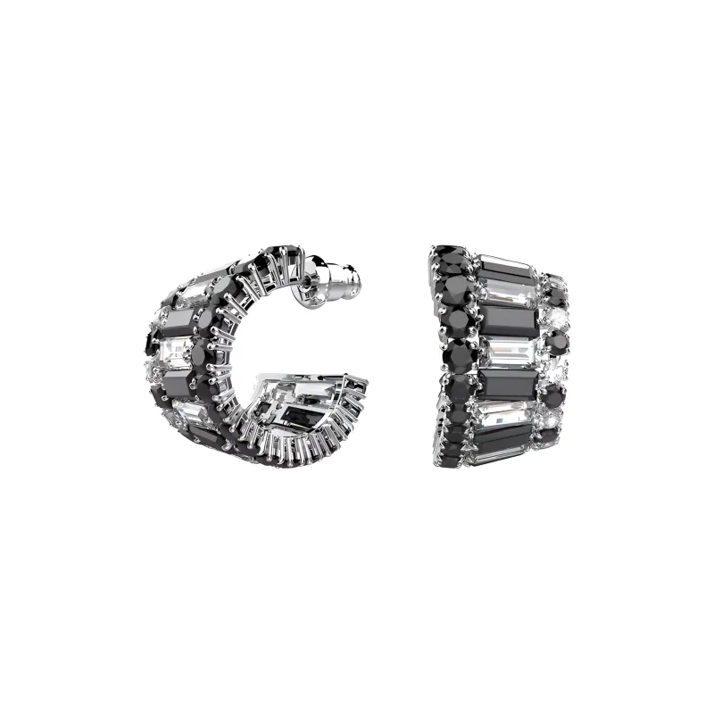Swarovski Hyperbola Earrings Women's Black-0