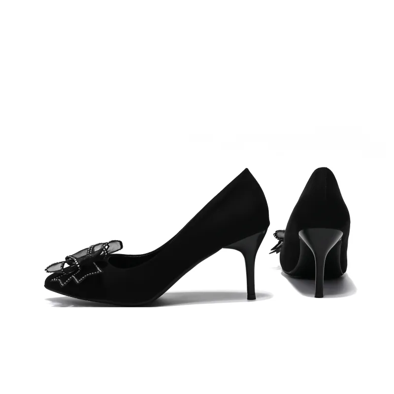 Dawei's House High Heels Women's Black-10