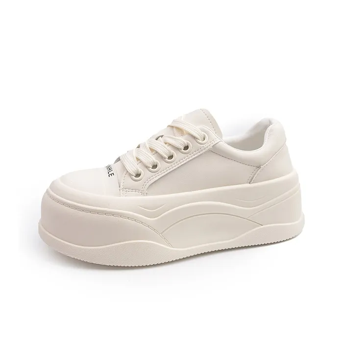 BANWEIDIYA Abrasion Resistant Height Increasing Low Top Skateboard Shoes Women's-6