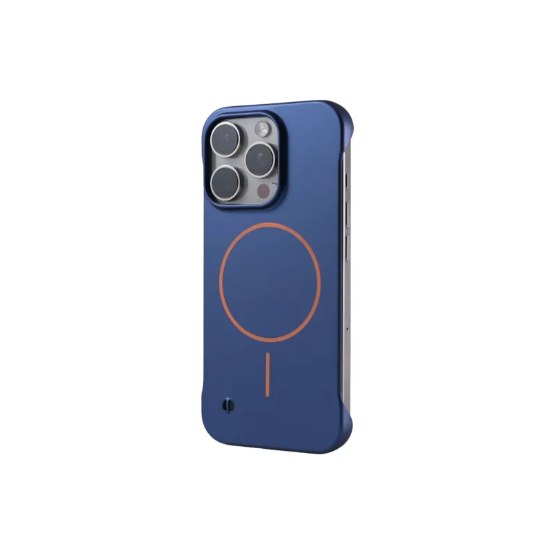 DEPA Pc Material Solid Color Borderless Magnetic Phone Cases Compatible With Apple 12/13/14/15/16 Series Minimalist-4