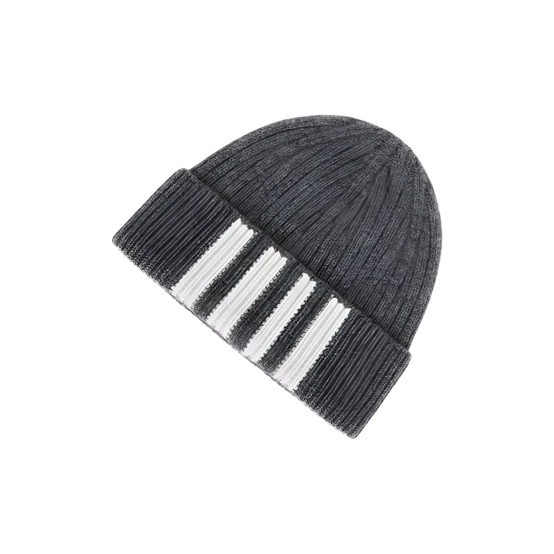 THOM BROWNE 4 Bar Knitted Beanie-2