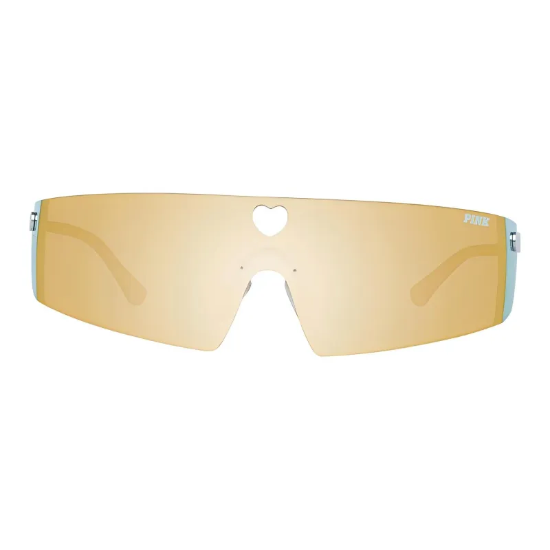 Victoria's Secret Metal Irregular Shape Sunglasses Women's Pink-1