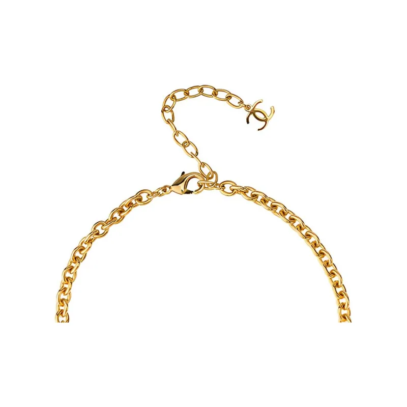 CHANEL Necklaces Women's Gold-3