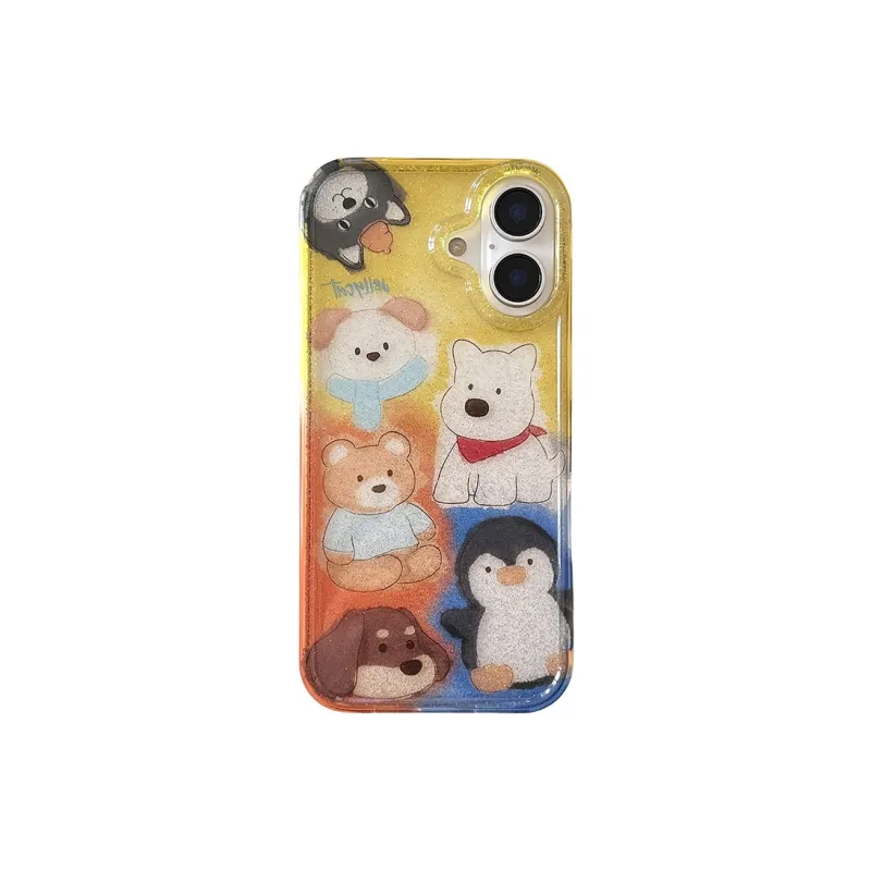 Kona Chun TPU Material Phone Cases Compatibility With 16 Pro Max/15 Pro/14 Pro/13/12/iPhone 15-4