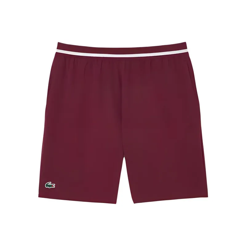 LACOSTE Embroidered Running Track Shorts-1