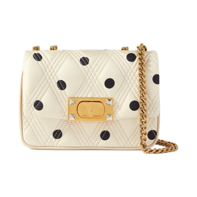 Valentino Satin Shoulder Bag Regular Women's White-0