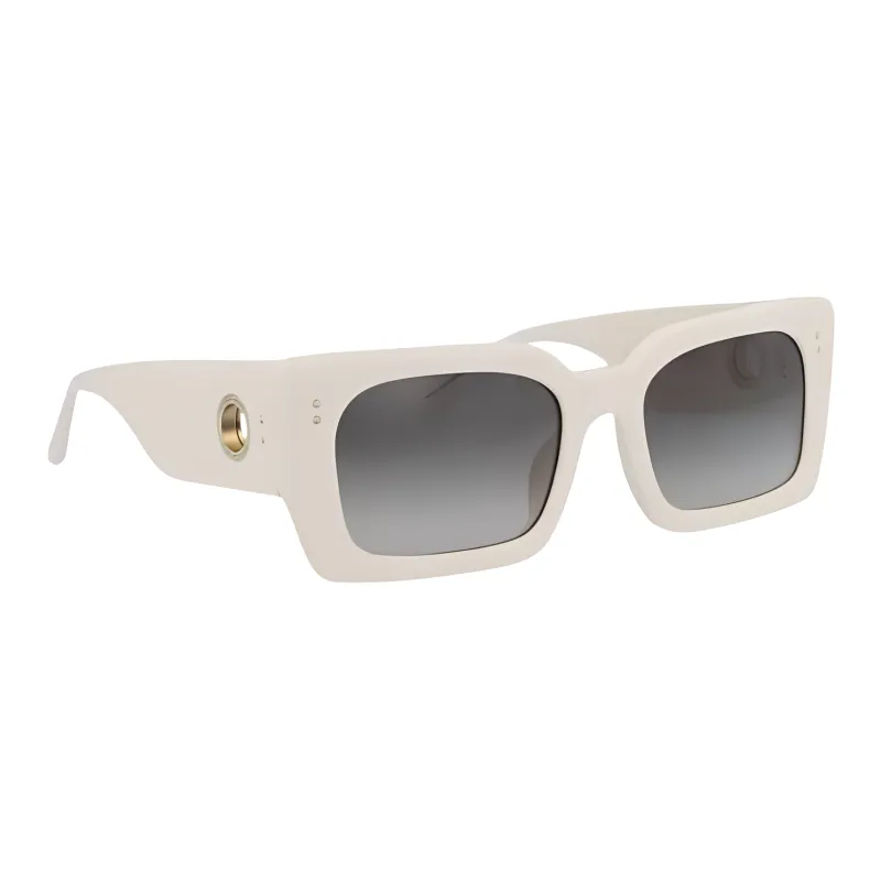 Linda Farrow Squared Frame Sunglasses-3