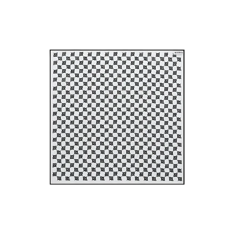 Misbhv Cotton Silk Headwraps Men's Black White-0