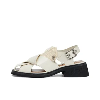 SUGARSU Roman Sandals Women's Ecru