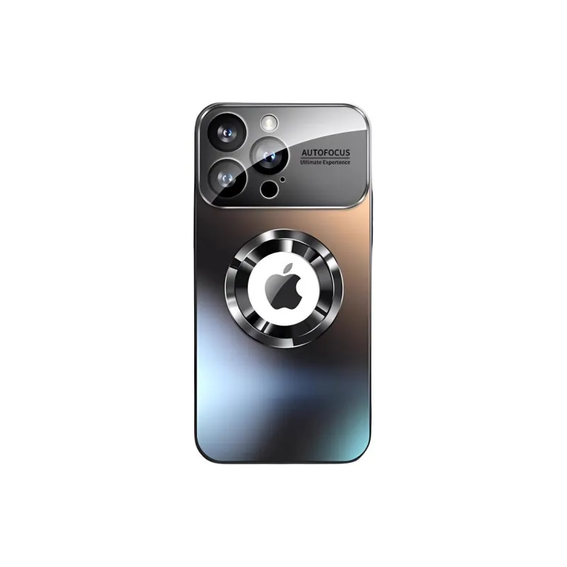 Sopi Acrylic Material Matte Large Window Magnetic Phone Cases Compatible With IPhone 16/15 Pro Max/Apple 13/14 Pro/Max-2