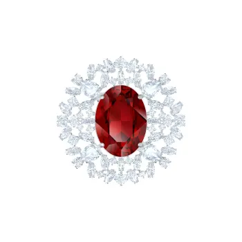 Swarovski Louison Brooches Women's Crimson