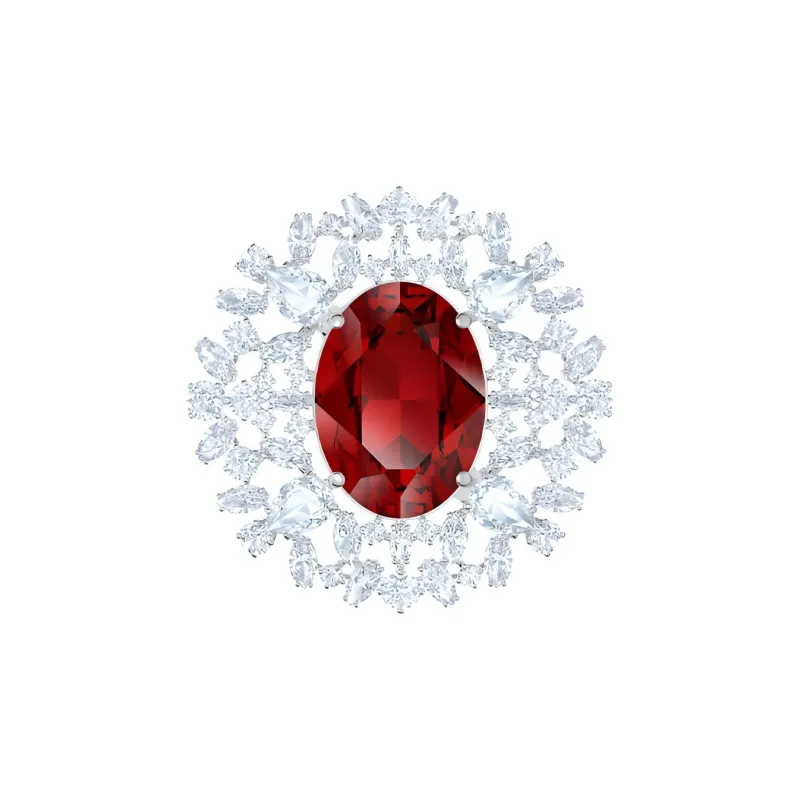 Swarovski Louison Brooches Women's Crimson-0