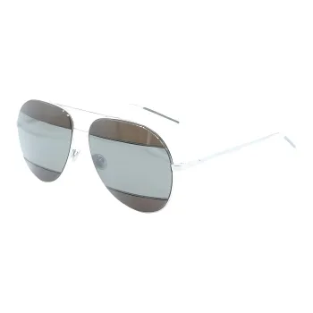 DIOR Metal Aviator Sunglasses Men's Silver