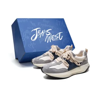 JEANSWEST American Fashion Commute Comfortable Versatile With Design Sensation Low Top Casual Shoes Beige