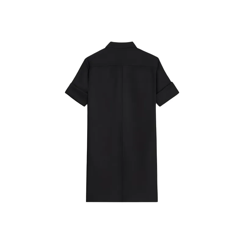 CELINE Reporter Mini Dress In Cotton Twill-2