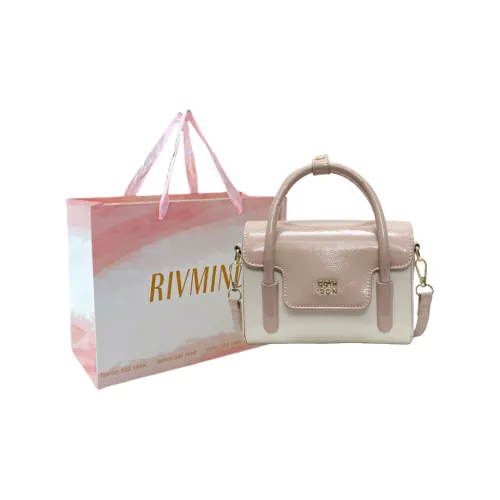 RIVMIND PU Handbag Women's White/Pink/Black/Green