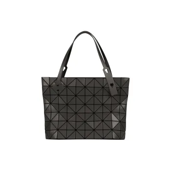 ISSEY MIYAKE Vinyl Chloride Resin One Shoulder Handbag Women's Carbon Gray