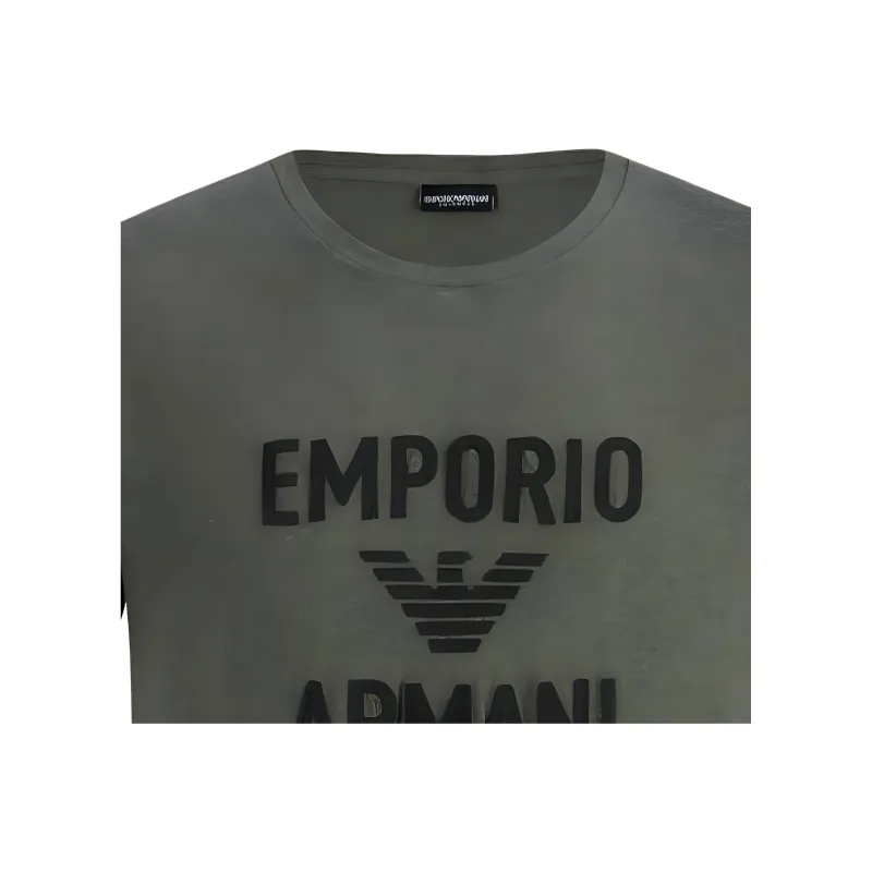 EMPORIO ARMANI SS24 T Shirt Men's Green-3
