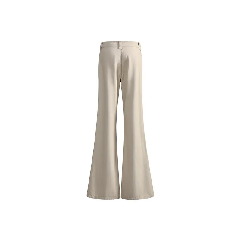 Fashion Versatile Jeans Women's Ecru Classic Tone-1