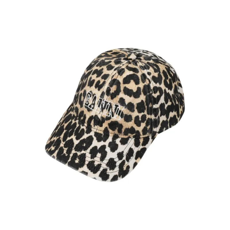 GANNI Leopard print Cap-1