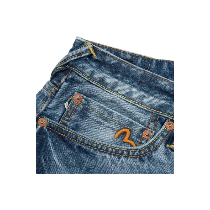 PALACE X Evisu Long Denim Short-3