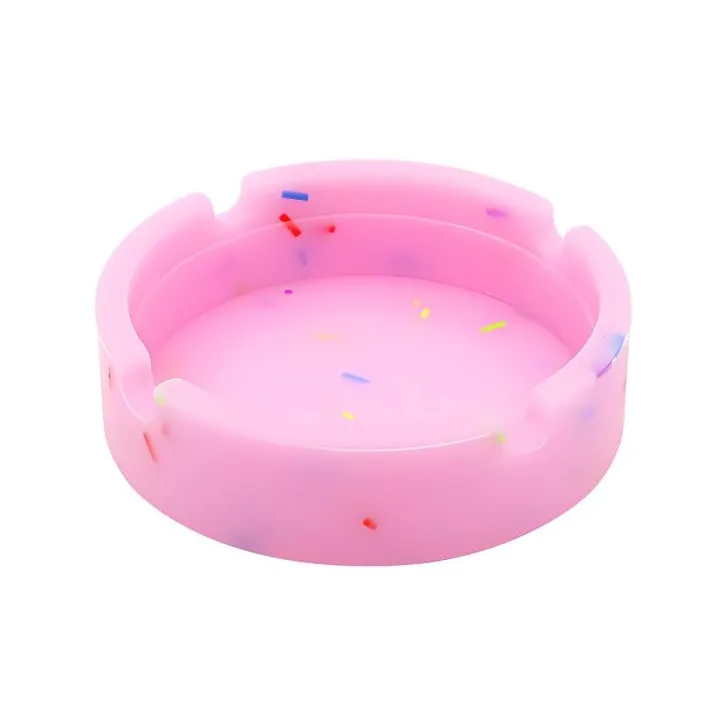 KERPA Multicolor Grain Glow In The Dark Ashtray, Living Room Tea Table Accessories, Small Storage Ornament, One Size-3