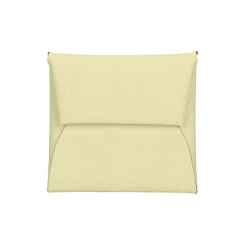 HERMES Bastia Epsom Calfskin Coin Purses Wallets Women's Milton Yellow